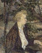 Henri de toulouse-lautrec Woman Seated in a Garden oil painting picture wholesale